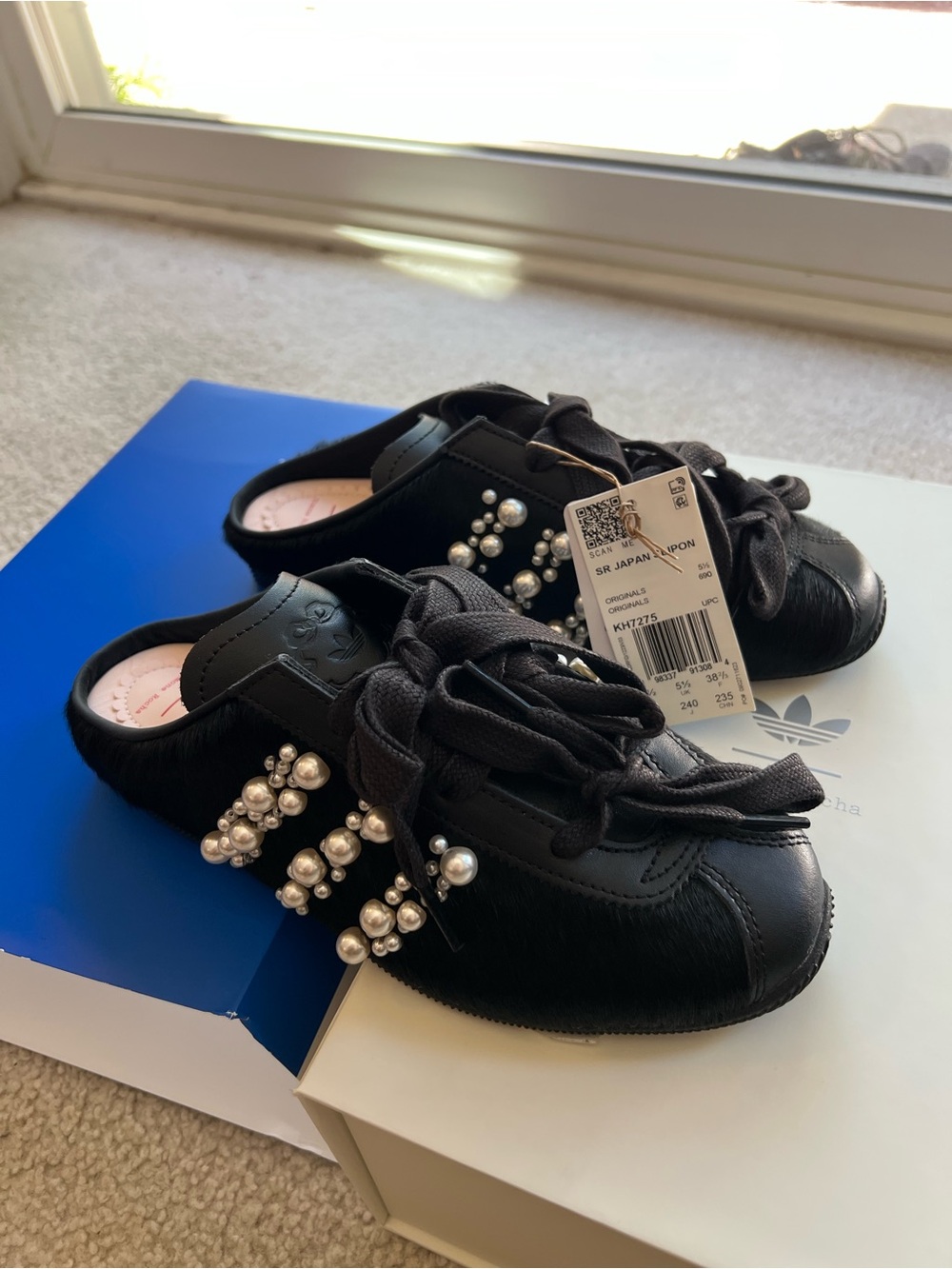 Simone Rocha x Adidas Japan slip on mules